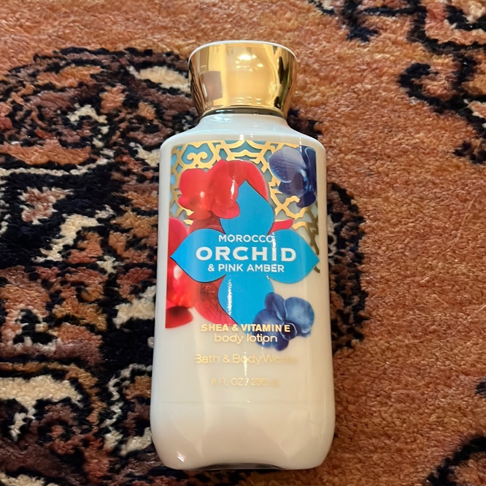 Bath and Body works Morocco orchid and pink amber body lotion